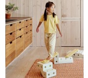 Deska balansująca MODU Beams - Sand Grey/Honey Yellow 2 szt.