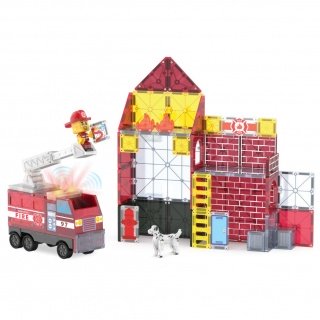 Klocki magnetyczne MAGNA-TILES - Remiza Strażacka 50 el.