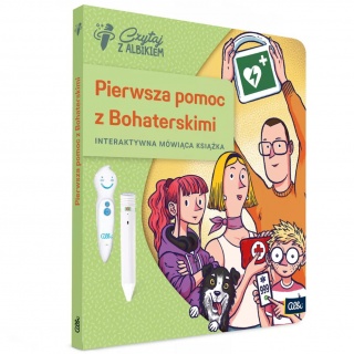 Książka Czytaj z Albikiem Albi - Pierwsza pomoc z Bohaterskimi