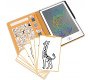 Podświetlany tablet do rysowania Kidydraw Mini Kidywolf - Zwierzęta