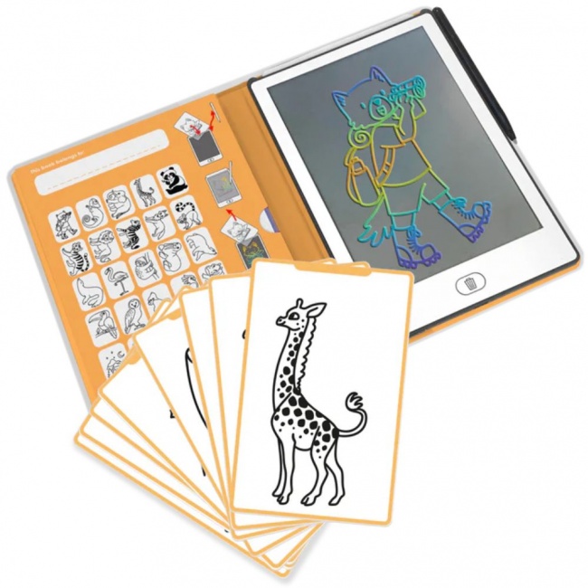 Podświetlany tablet do rysowania Kidydraw Mini Kidywolf - Zwierzęta