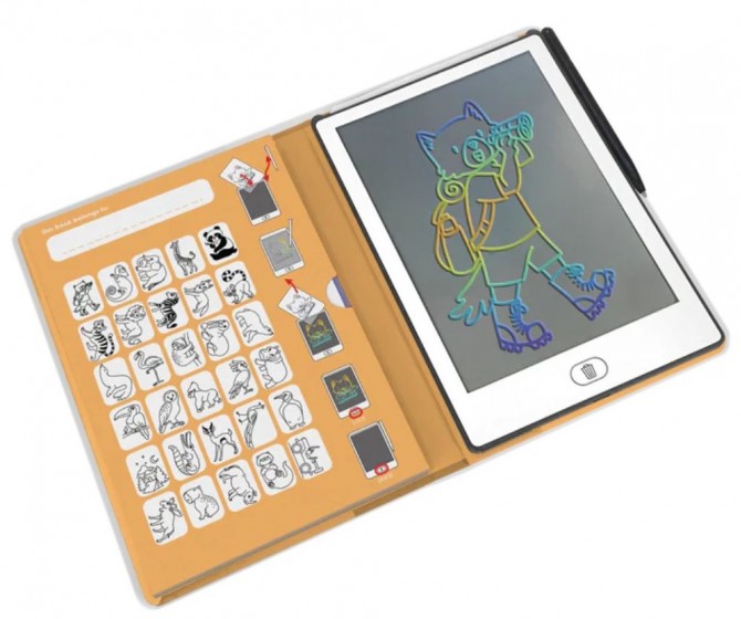 Podświetlany tablet Zwierzęta do rysowania Kidydraw Mini Kidywolf