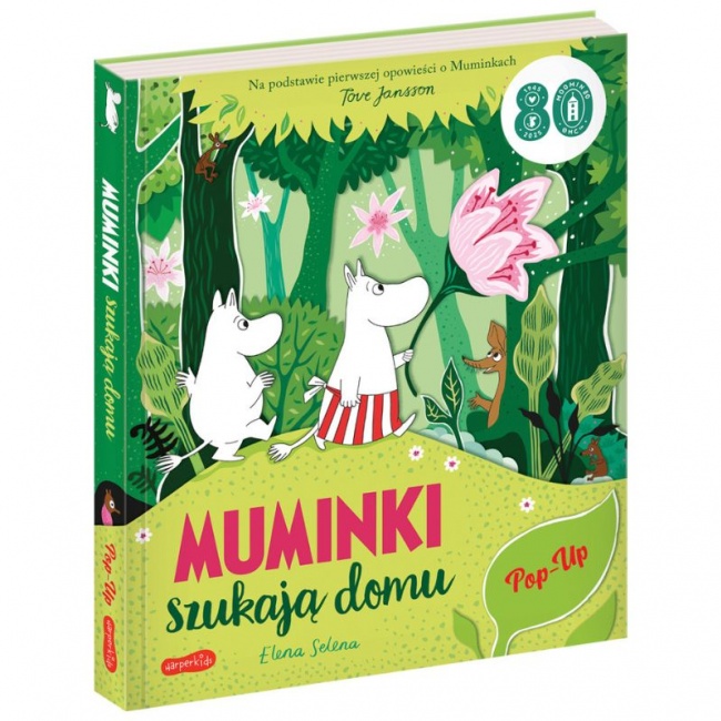 Książka "Muminki szukają domu. Pop-up" Wydawnictwo Harperkids