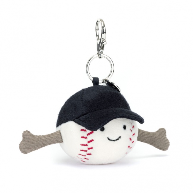 Breloczek Jellycat - Wesoła Piłka Bejsbolowa 12 cm
