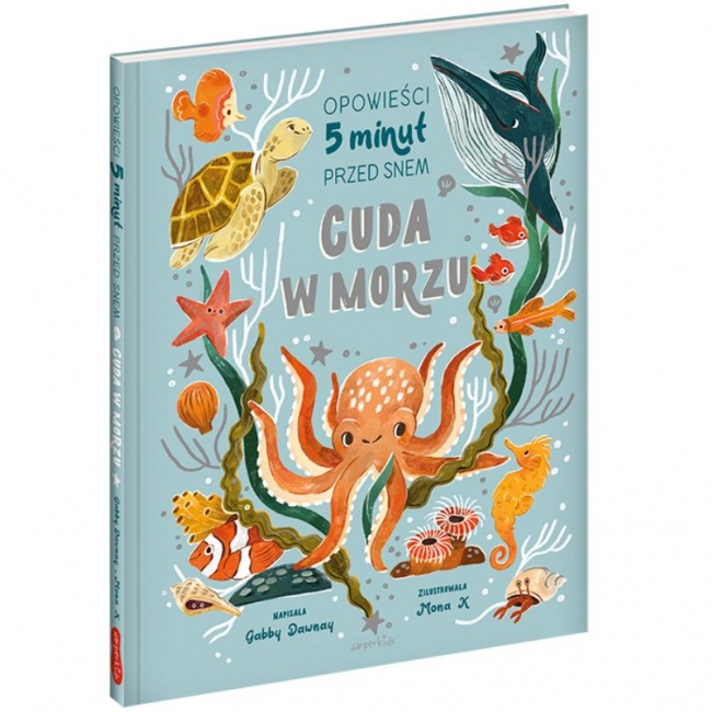 Książka "Cuda w morzu. Opowieści 5 minut przed snem" Wydawnictwo Harperkids