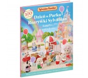 Książka z naklejkami "Dzień w parku rozrywki Sylvanian" Wydawnictwo Harperkids