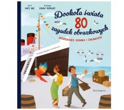 Książka "Dookoła świata. 80 zagadek obrazkowych" Wydawnictwo Nasza Księgarnia