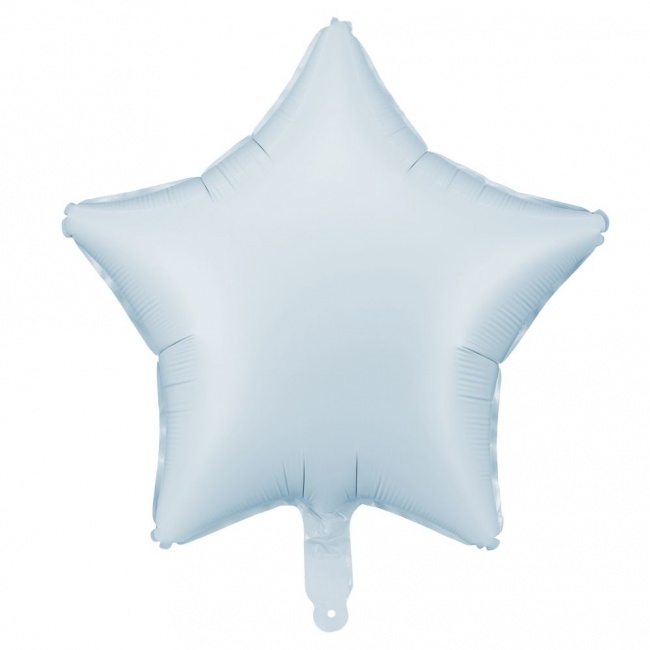 Balon foliowy Party Deco - Gwiazdka mglisty niebieski 48 cm