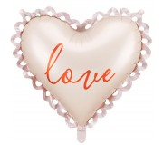 Balon foliowy Party Deco - Serce 50 x 47 cm