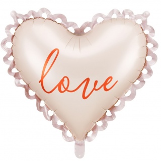 Balon foliowy Party Deco - Serce 50 x 47 cm