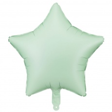 Balon foliowy Party Deco - Gwiazdka zielona 48 cm