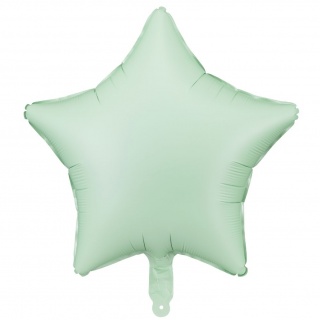 Balon foliowy Party Deco - Gwiazdka zielona 48 cm