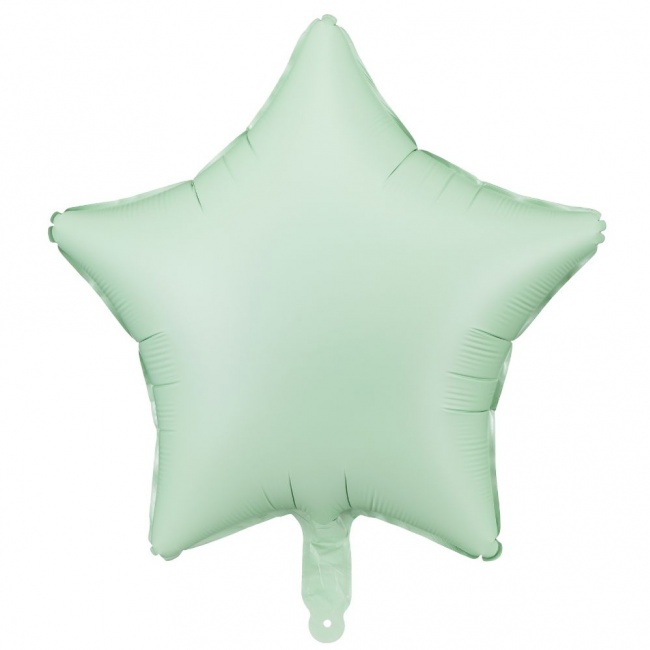 Balon foliowy Party Deco - Gwiazdka zielona 48 cm