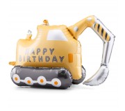 Stojący balon foliowy Party Deco - Koparka 49 x 76,5 cm