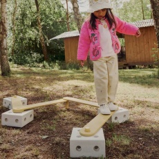 Zestaw Balance Track MODU - Sand Grey/Honey Yellow