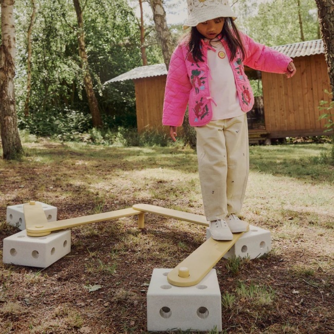 Zestaw Balance Track MODU - Sand Grey/Honey Yellow