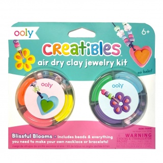 Zestaw do tworzenia biżuterii z samoutwardzalnej pianki Ooly - Radosne Kwiaty
