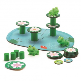 Gra zręcznościowa Djeco - Balansujące żabki