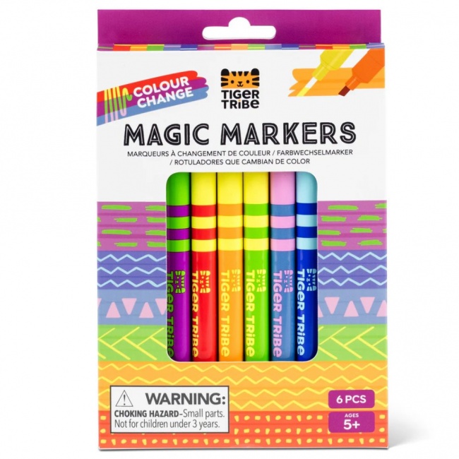 Magiczne Flamastry Tiger Tribe - Zmieniające Kolor