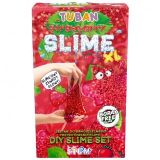 Zestaw DIY TUBAN - Slime Truskawka XL