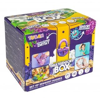 Zestaw mas do zabaw sensorycznych TUBAN - Multisensory Box
