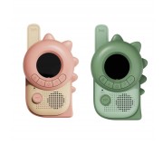 Walkie Talkie dla dzieci The Zoofamily - Dinozaur różowy i zielony