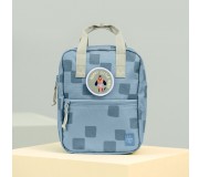 Plecak mini kwadratowy Lassig Pattern Party - Blue