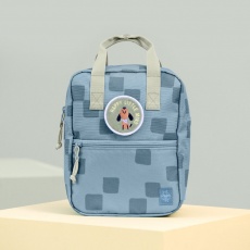 Plecak mini kwadratowy Lassig Pattern Party - Blue