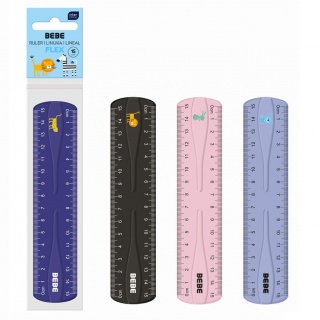 Elastyczna linijka flex Interdruk - Bebe Kids 15 cm