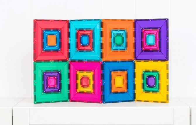 Klocki magnetyczne Connetix - Bright Portal Pack 48 el.