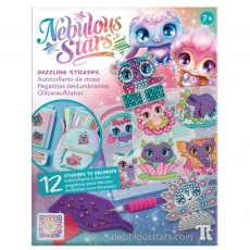 Kreatywne naklejki do ozdabiania z kryształkami Nebulous Stars 7+