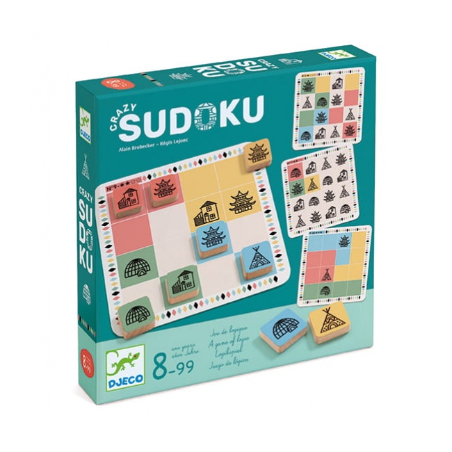 Gra logiczna Djeco - Szalone Sudoku