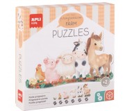 Puzzle progresywne My First Apli Kids - Farma 2+