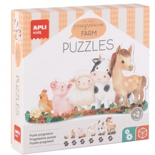 Puzzle progresywne My First Apli Kids - Farma 2+