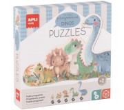 Puzzle progresywne My First Apli Kids - Dinozaury 2+