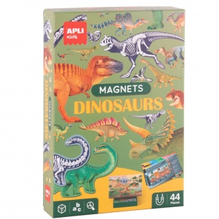 Magnetyczna układanka edukacyjna z kartami Apli Kids - Dino