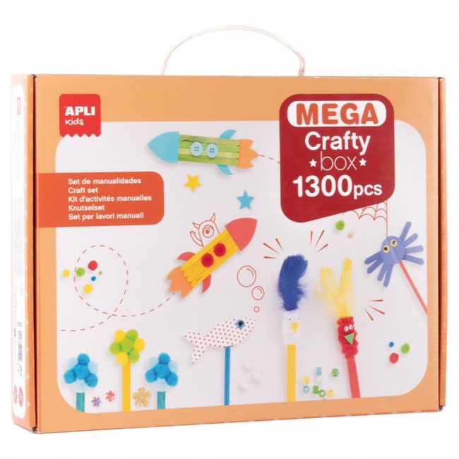 Zestaw artystyczny Mega CRAFTY box Apli Kids