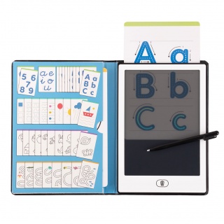 Tablet LCD z 40 szablonami do odrysowywania Apli Kids