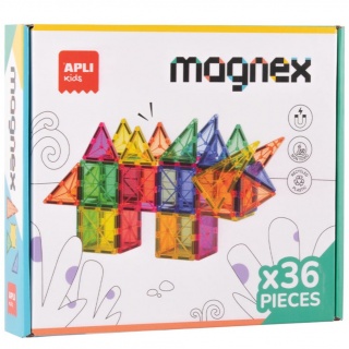 Klocki magnetyczne Magnex Apli Kids 36 el.