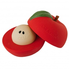 Gryzak układanka z piłką grzechotką Oli&Carol - Jabłko
