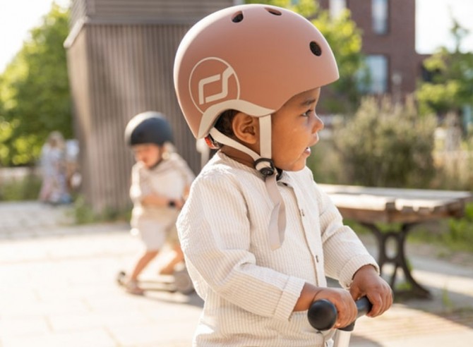 Kask dla dzieci SCOOTANDRIDE XXS-S 1-5 lat na rower i hulajnogę