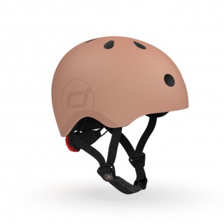 Kask dla dzieci SCOOTANDRIDE  S-M 3+ - Mocha