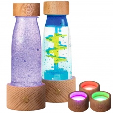 Lampka sensoryczna, baza świetlna LED Petit Boum - podświetlenie do butelek sensorycznych