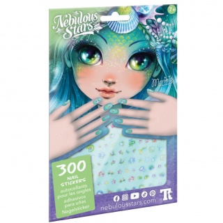 Naklejki na paznokcie dla dzieci 300 szt. Nebulous Stars - Marinia