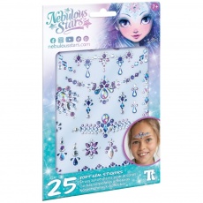Kryształowe tatuaże samoprzylepne Nebulous Stars - Iceana 25 szt.