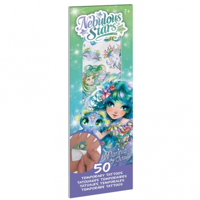 Tatuaże dla dzieci Nebulous Stars - Marinia 50 szt.