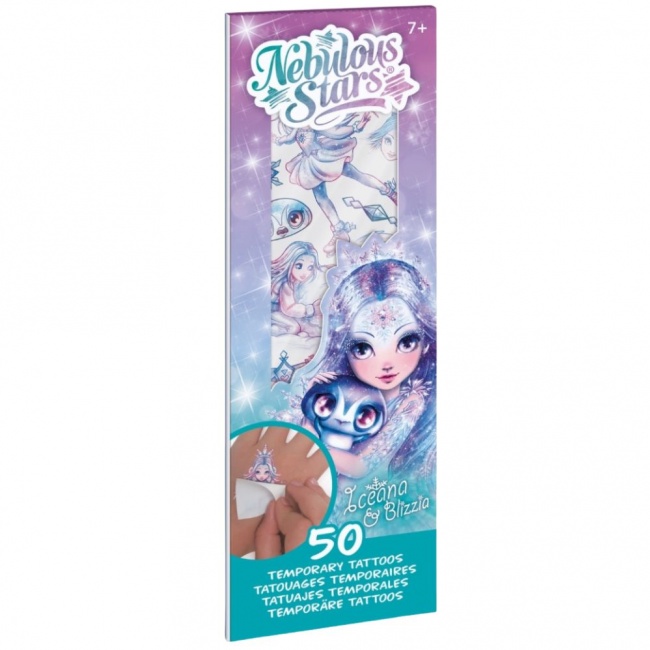 Tatuaże dla dzieci Nebulous Stars - Iceana 50 szt.