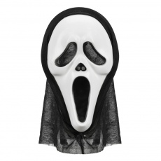 Maska Halloween z kapturem Party Deco 18 x 31cm