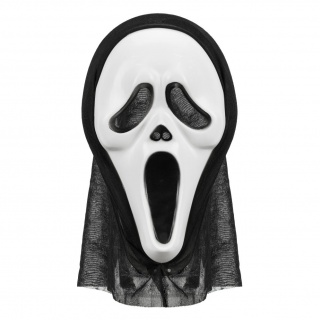 Maska Halloween z kapturem Party Deco 18 x 31cm
