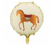 Balon foliowy Party Deco - Konik 45 cm
